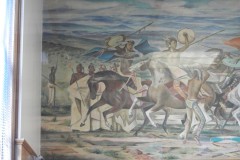 Hamilton (Former) Montana Post Office Mural Left 59840