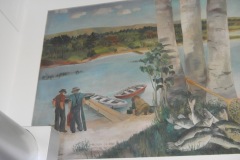 Hayward Wisconsin Post Office Mural 54843 Left Side