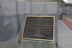 Indianapolis Birch Bayh 46204 Bill of Rights Plaque