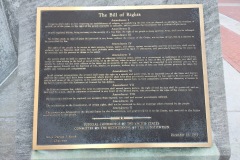 Indianapolis Birch Bayh 46204 Bill of Rights Plaque