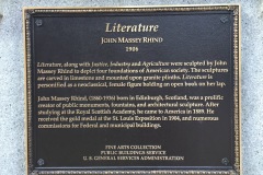 Indianapolis Birch Bayh 46204 Literature Plaque