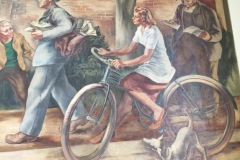 Broad Ripple IN Post Office 46220 Mural Detail