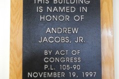 Indianapolis Indiana Post Office 46206 Honor Plaque