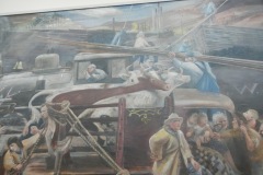 Former Johnson City Tennessee Post Office Mural 37601 Detail