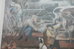 Former Johnson City Tennessee Post Office Mural 37601 Detail