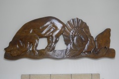 Kankakee Illinois Post Office Wood Carving 60901 Center