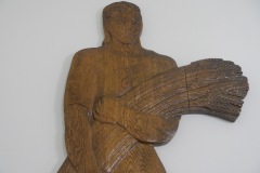 Kankakee Illinois Post Office Wood Carving 60901 Detail