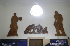 Kankakee Illinois Post Office Wood Carving 60901 Full