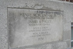 Former Kaukauna Wisconsin Post Office Cornerstone