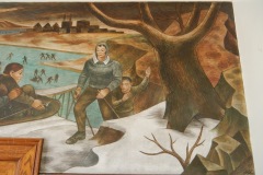 Kewaunee Wisconsin Post Office Mural 54216 Right Side