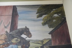 Lancaster Wisconsin Post Office Mural 53813 Detail