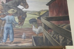 Lancaster Wisconsin Post Office Mural 53813 Detail