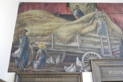 Lancaster Wisconsin Post Office Mural 53813 Left Side