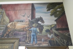 Lancaster Wisconsin Post Office Mural 53813 Right Side