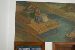 Lemont Illinois Post Office Mural 60439 Detail