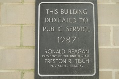 Lewisburg Tennessee Post Office Dedication Plaque