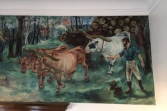 Ligonier IN Post Office 45767 Mural Right