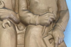 Linden New Jersey Post Office 07036 Relief Detail
