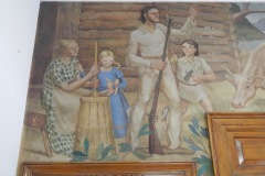 Livingston Tennessee Post Office Mural Left Side