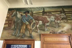 Marlow OK Post Office 73055 Mural Detail