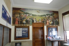 McLeansboro Illinois Post Office Mural 62859 Full Left