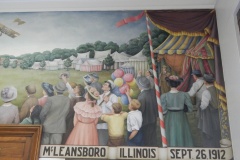 McLeansboro Illinois Post Office Mural 62859 Right Side