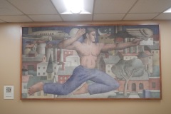 Former Melrose Park Illinois Post Office Mural 60160 Full