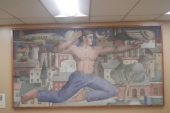 Former Melrose Park Illinois Post Office Mural 60160 Full