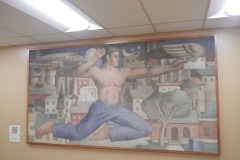 Former Melrose Park Illinois Post Office Mural 60160 Full