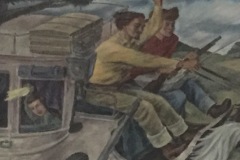 Middlebury IN Post Office 46540 Mural Detail