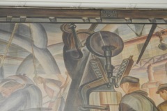 Moline Illinois Post Office Mural 61265 Detail