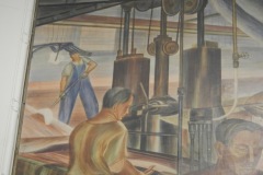 Moline Illinois Post Office Mural 61265 Detail