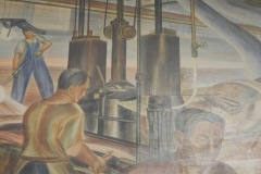 Moline Illinois Post Office Mural 61265 Detail