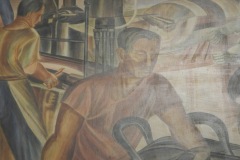 Moline Illinois Post Office Mural 61265 Detail