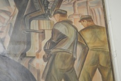 Moline Illinois Post Office Mural 61265 Detail