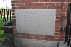 Mount Carroll Illinois Post Office 61053 Corner Stone