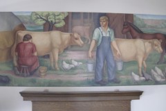 Mount Carroll Illinois Post Office Mural 61053 Center