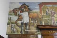 Mount Sterling Illinois Post Office Mural 62353 Left Side