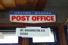 Mt Washington New Hampshire Post Office 03589