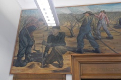 Nashville Arkansas Post Office 71852 Mural Left