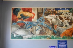 Nashville Illinois Post Office Mural 62263 Left Side