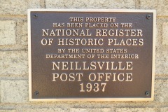 Neillsville Wisconsin Post Office 54456 Historic Plaque
