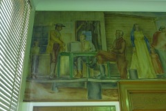 Neillsville Wisconsin Post Office Mural Left Side