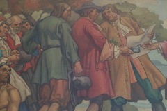 New Castle DE Post Office 19720 Mural Detail