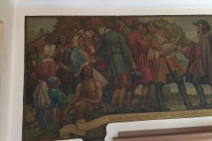 New Castle DE Post Office 19720 Mural Left