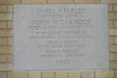 Nokomis Illinois Post Office 62075 Corner Stone