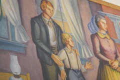 O Fallon Illinois Post Office Mural 62269 Detail