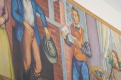 O Fallon Illinois Post Office Mural 62269 Detail