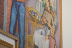 O Fallon Illinois Post Office Mural 62269 Detail