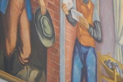 O Fallon Illinois Post Office Mural 62269 Detail